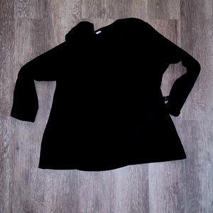 Faux Wrap V-Neck Sweater